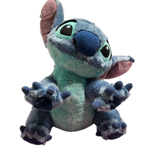 Walt Disney World Stitch Plush Doll 12" Blue Teal Stuffed Animal Toy Pellets - Picture 1 of 7
